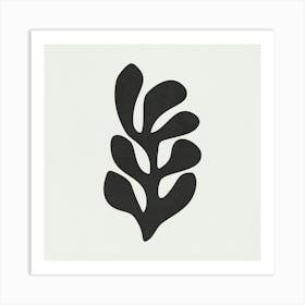 Matisse - Black Leaf 01 Art Print