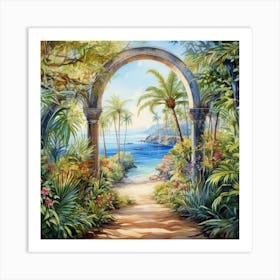 Archway To Paradise 2 Art Print