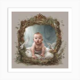 baby nursery Decor boy_esrgan Art Print