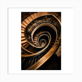 Spiral Staircase 1 Art Print