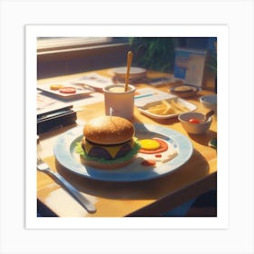 Burger 28 Art Print