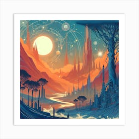 Land Of Fantasy 20 Art Print