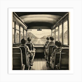 School Bus (6) Art Print