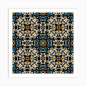 Pixel Pattern 4 Art Print