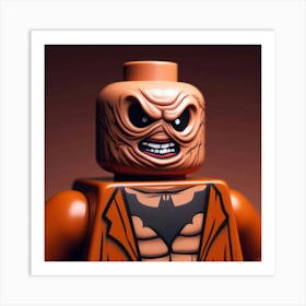 Clayface from Batman in Lego style Art Print