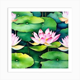 Lotus Flower 74 Art Print