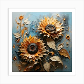 Flower of Sunflowers Art Print