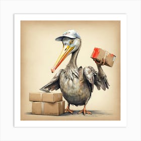 Pelican 38 Art Print