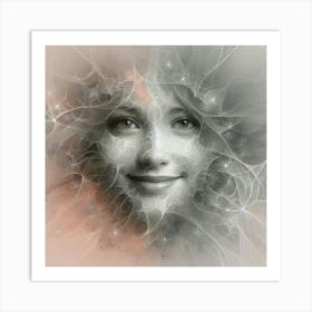 Face Of A Woman 2 Art Print