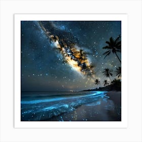 Starry Night Sky Art Print