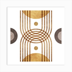 Symmetrica Square Art Print