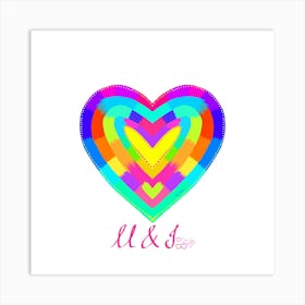 U & I Art Print