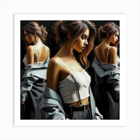 Portrait Artwork 54 Art Print