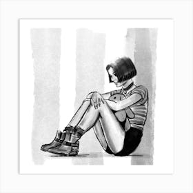 Mathilda, Drawing Art Print