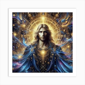 Cosmic Christ 1 Art Print