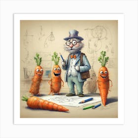 Carrots 12 Art Print