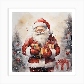 Santa Claus 3 Art Print