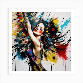 Abstract Dancer 1 Art Print