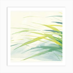 Grass Painting Art Print