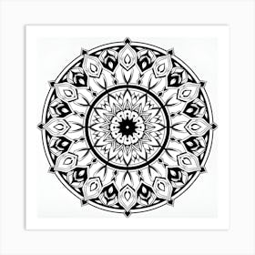 Mandala islamic Art Print