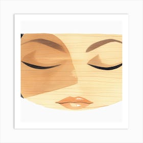 Face Of A Woman 6 Art Print