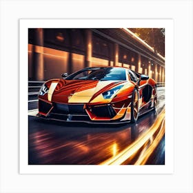 Lamborghini 146 Art Print