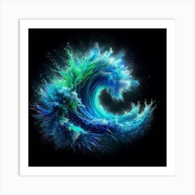 Ocean Wave 9 Art Print