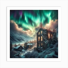 Frozen Echoes 17 Art Print