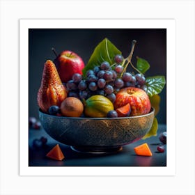 Fruit Bowl 1 Art Print