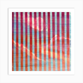 Striped Sky Art Print