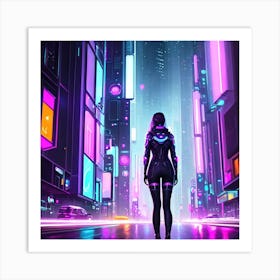 Futuristic City Art Print