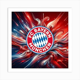 FC Bayern München Logo Wall Art 11 Art Print