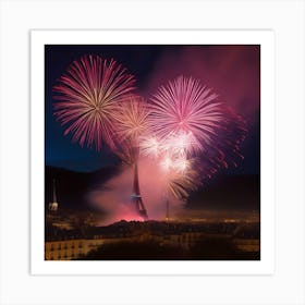 NEW YEAR CELEBRATION Art Print