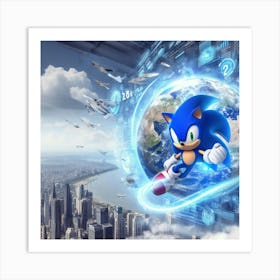 Sonic The Hedgehog 54 Art Print