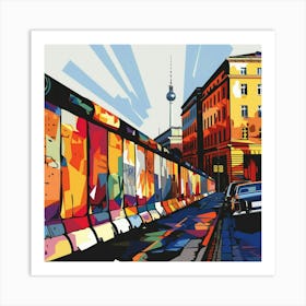 Berlin Street Scene Art Print