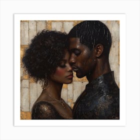 Echantedeasel 93450 African American Black Love Stylize 995 165c145c 454d 4c60 8163 8e2eef223d89 Art Print