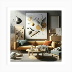 Abstract Painting For Modern Homes Art Print