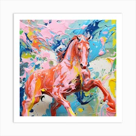 Horse Painting Art Print