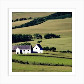 Farm In Scotland Art Print