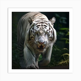 White Tiger 2 Art Print