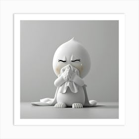 Crying Ghost Art Print