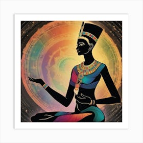 Divine Melanin Goddess 111 Art Print