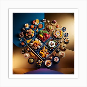 Leonardo Phoenix A Vibrant Mesmerizing Stilllife Composition F 3 Art Print