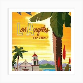 Los Angeles Fly Two Art Print