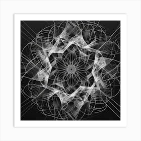 Abstract Mandala 1 Art Print