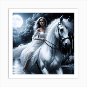 Creative Horse Beauty Illustration Nr 106 Art Print