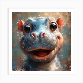 Hippo 1 Art Print