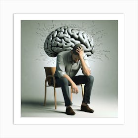 Overthinking Art Print