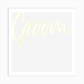 Matching Getting Ready Bride & Groom Wedding Gifts Groom Art Print