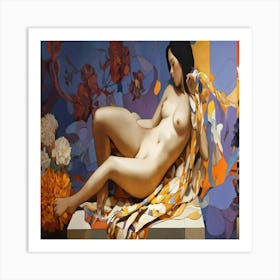 Nude Painting Art Print